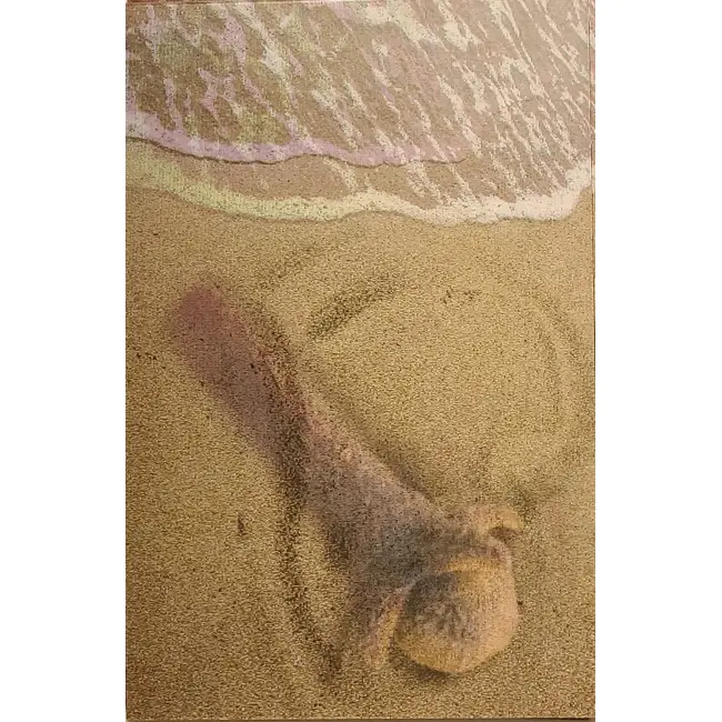 Goździk z piasku na plaży - Pocztówka 3D – wyprzedaż