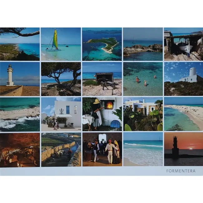 Wyspa Formentera - pocztówka duży format
