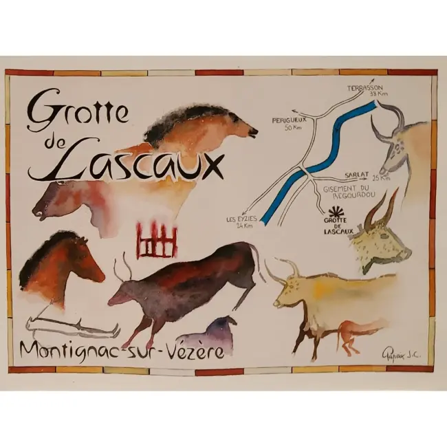 Byk w sztuce i historii Jaskinia prehistoryczna Lascaux – Byki i konie