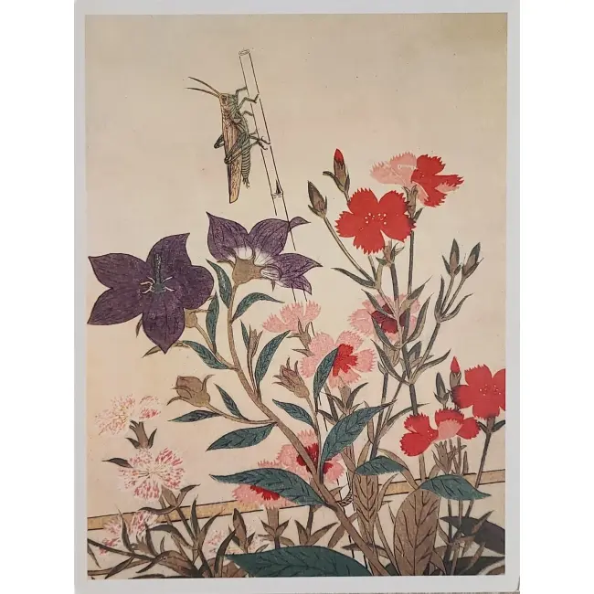 Owad w sztuce: Kitagawa Utamaro – Kwiaty w sztuce