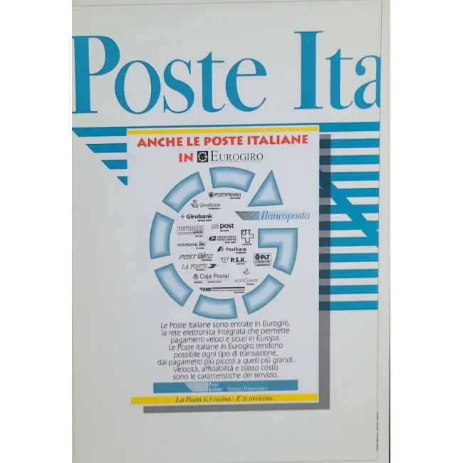 Pocztówka reklamowa – Poste Italiane