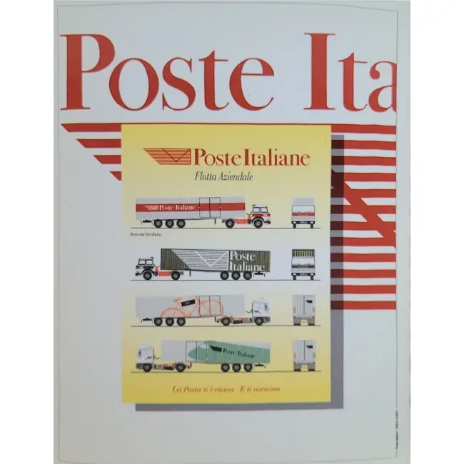 Pocztówka reklamowa – Flota transportowa