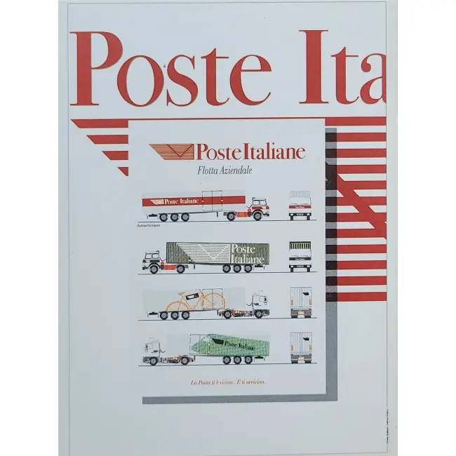 Pocztówka reklamowa – Flota transportowa